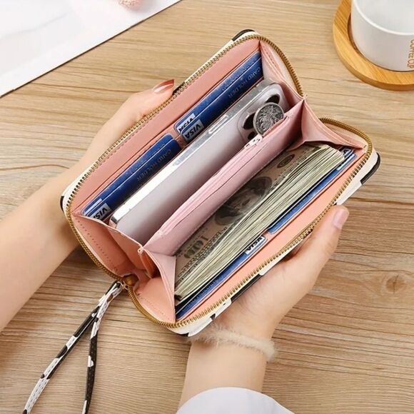 Unisex Spacious Cow wallet - Picture 3 of 4